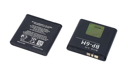 Аккумуляторная батарея для смартфона Nokia BP-6M 3250 3.7V Black 1070mAh 4.0Wh