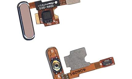 Шлейф со сканером отпечатка пальца для Xiaomi Mi 5 золотой