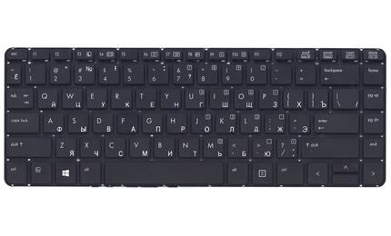 Клавиатура для ноутбука HP ProBook (430 G1) Black, (No Frame) RU - фото 2