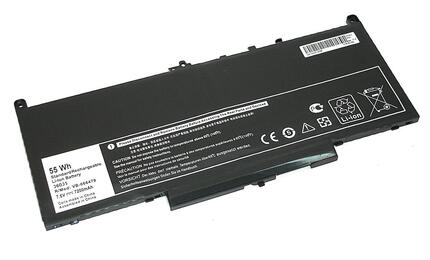 Аккумуляторная батарея для ноутбука Dell J60J5 Latitude 12 E7270 7.6V Black 7200mAh OEM Аккумуляторная батарея для ноутбука Dell J60J5 Latitude 12 E7270 7.6V Black 7200mAh OEM