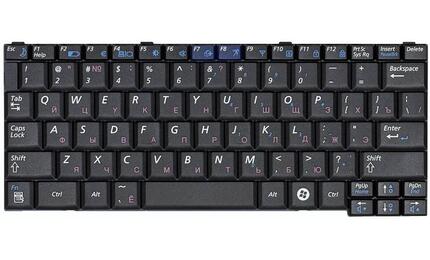 Клавиатура для ноутбука Samsung (Q45, Q35) Black, RU - фото 2