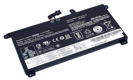 Аккумуляторная батарея для ноутбука Lenovo 00UR891 ThinkPad T570 15.28V Black 2095mAh OEM Аккумуляторная батарея для ноутбука Lenovo 00UR891 ThinkPad T570 15.28V Black 2095mAh OEM