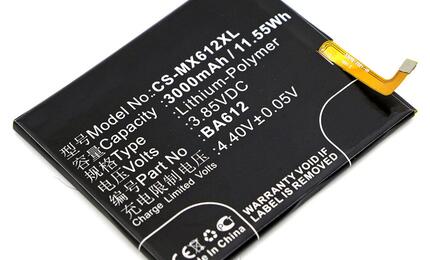 Аккумуляторная батарея для Meizu CS-MX612XL M5s 3.85V Black 3000mAh 11.55Wh
