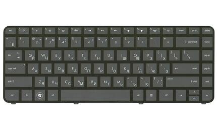 Клавиатура для ноутбука HP Pavilion (DM4-3000) с подсветкой (Light), Black, (Black Frame) RU - фото 2
