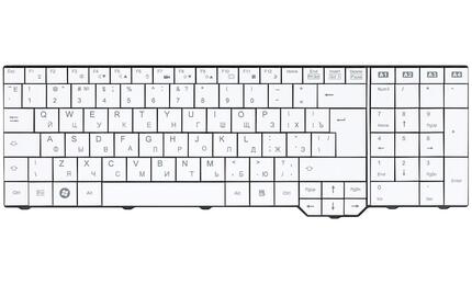 Клавиатура для ноутбука Fujitsu Amilo (XA3530, PI3625, LI3910, XI3650) White, RU - фото 2