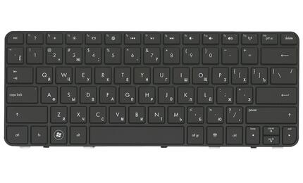 Клавиатура для ноутбука HP Pavilion (DM1-3000) Black, (Black Frame) RU - фото 2