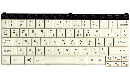 Клавиатура для ноутбука Lenovo IdeaPad (S10-3T) White, RU - фото 2
