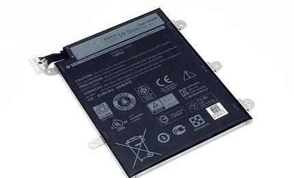 Аккумуляторная батарея для ноутбука Dell WXR8J Venue 8 Pro 5855 3.8V Black 5190mAh OEM Аккумуляторная батарея для ноутбука Dell WXR8J Venue 8 Pro 5855 3.8V Black 5190mAh OEM