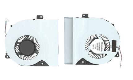 Вентилятор для ноутбука Asus K56, K56C, K56CA, K56CB, K56CM, K46, K46CM, K46SL, 5V 0.25A 4-pin SUNON для одного радиатора