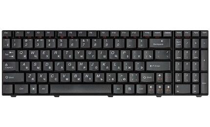 Клавиатура для ноутбука Lenovo IdeaPad (U550) Black, (Black Frame), RU/EN - фото 2