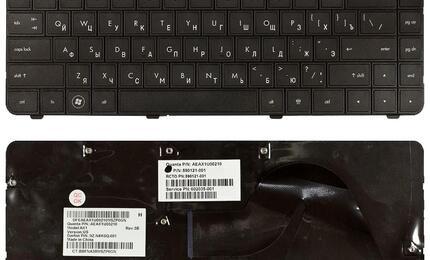 Клавиатура для ноутбука HP Compaq Presario CQ42 Black, RU