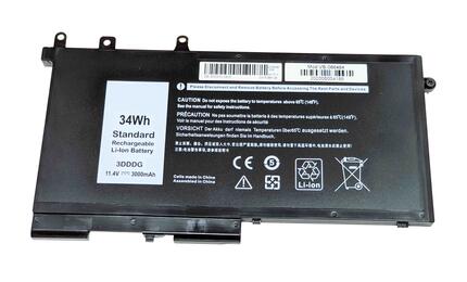 Аккумуляторная батарея для ноутбука Dell 3DDDG Latitude E5580 11.4V Black 3000mAh OEM Аккумуляторная батарея для ноутбука Dell 3DDDG Latitude E5580 11.4V Black 3000mAh OEM
