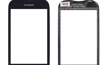 Тачскрин (Сенсорное стекло) для смартфона Huawei U8655 Ascend Y201 Pro черный