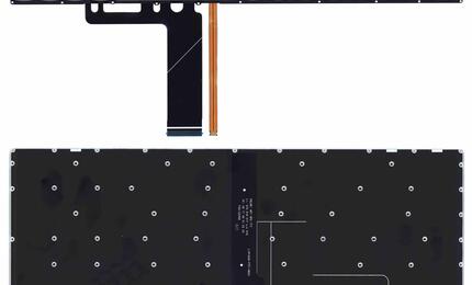 Клавиатура для ноутбука Lenovo IdeaPad 320-15ABR с подсветкой (Light), Black, (No Frame) RU