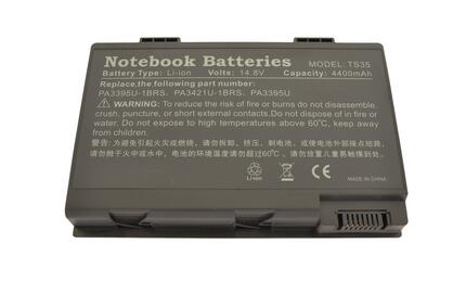 Аккумуляторная батарея для ноутбука Toshiba PA3595U Satellite Pro U300 14.8V Black 4400mAh OEM Аккумуляторная батарея для ноутбука Toshiba PA3595U Satellite Pro U300 14.8V Black 4400mAh OEM - фото 4