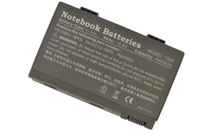 Аккумуляторная батарея для ноутбука Toshiba PA3595U Satellite Pro U300 14.8V Black 4400mAh OEM Аккумуляторная батарея для ноутбука Toshiba PA3595U Satellite Pro U300 14.8V Black 4400mAh OEM - фото 5