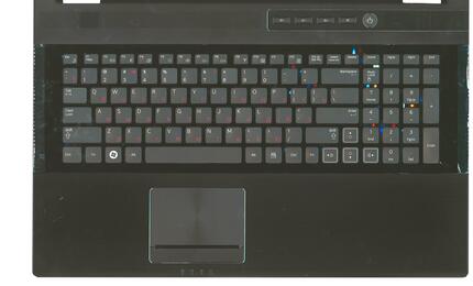 Клавиатура для ноутбука Samsung (RF712) Black, (Black Frame), (Black TopCase), RU
