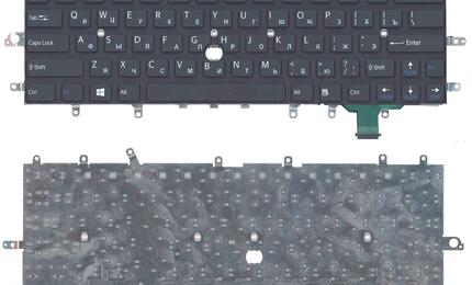 Клавиатура для ноутбука Sony Vaio (SVD11) Black, (No Frame), RU