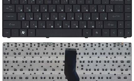 Клавиатура для ноутбука DNS 0135740, 0199722 Black, RU