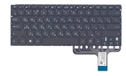 Клавиатура для ноутбука Asus Zenbook (UX305) Black, (No Frame), RU - фото 2