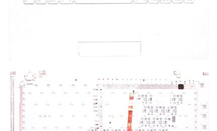 Клавиатура для ноутбука Apple MacBook (A1181) White, (White TopCase), RU