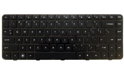 Клавиатура для ноутбука HP Pavilion (DM4-1000, DV5-2000, DV5-2100) с подсветкой (Light), Black, (Black Frame) RU - фото 2