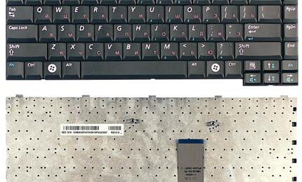Клавиатура для ноутбука Samsung (R45, R65) Black, RU