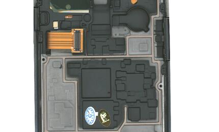 Матрица с тачскрином (модуль) для Samsung Galaxy S3 mini GT-I8190 черный с рамкой