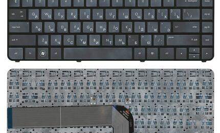Клавиатура для ноутбука HP Pavilion (DM4-3000) Black, (Black Frame) RU