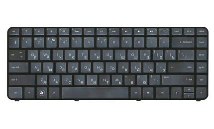 Клавиатура для ноутбука HP Pavilion (DM4-3000) Black, (Black Frame) RU - фото 2