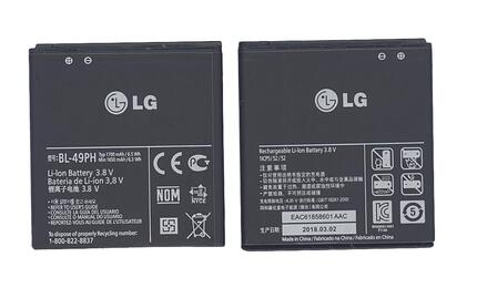 Аккумуляторная батарея для смартфона LG BL-49PH F120 3.7V Black 1700mAh 6.5Wh