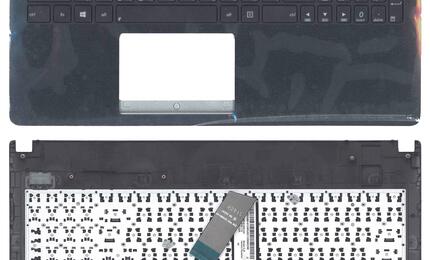 Клавиатура для ноутбука Asus (X501A) Black, (Black TopCase), RU