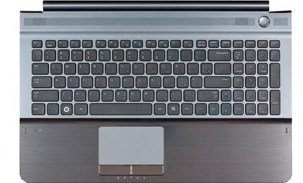 Клавиатура для ноутбука Samsung (RC510) Black, (Gray TopCase), RU