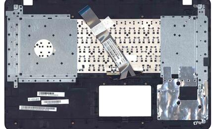 Клавиатура для ноутбука Asus (X751) Black, (Silver TopCase), RU - фото 3