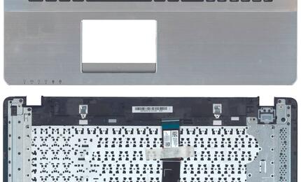 Клавиатура для ноутбука Asus (X750LN) Black, (Silver TopCase), RU