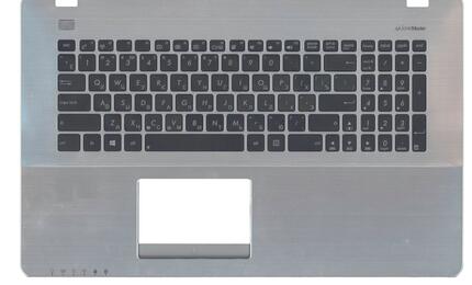 Клавиатура для ноутбука Asus (X750LN) Black, (Silver TopCase), RU - фото 2