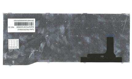 Клавиатура для ноутбука Fujitsu LifeBook (LH532, LH522) Black, (Black Frame) RU - фото 3