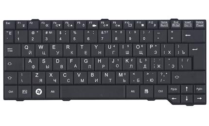 Клавиатура для ноутбука Fujitsu Amilo Pa3515, Pa3553, PA3575, P5710, Pi3525, Pi3540, Pi3650, Li3710, Sa3650, Si3655, Esprimo Mobile D9510, V6505, V6515, V6535, V6545, X9510 Black, RU (вертикальный энтер) - фото 2