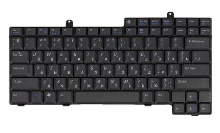 Клавиатура для ноутбука Dell Latitude (D531, D505, D600, D800) Inspiron (500M, 510M, 600M, 8500, 8600, 9100) Black, RU - фото 2