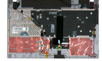 Клавиатура для ноутбука Samsung (Q530) Black, (Silver TopCase), RU - фото 2