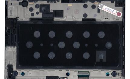 Матрица с тачскрином (модуль) для Samsung Galaxy Tab S 10.5 SM-T800 серый с рамкой - фото 2