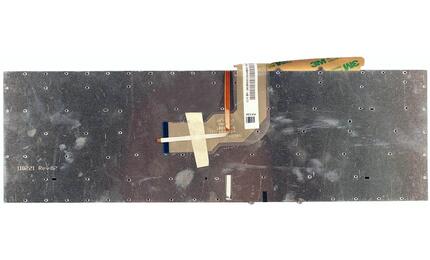 Клавиатура для ноутбука Samsung (RF712) с подсветкой (Light), Black, (No Frame), RU - фото 3