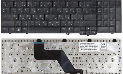 Клавиатура для ноутбука HP ProBook 6540b, 6545b, 6550b, 6555b Black, RU