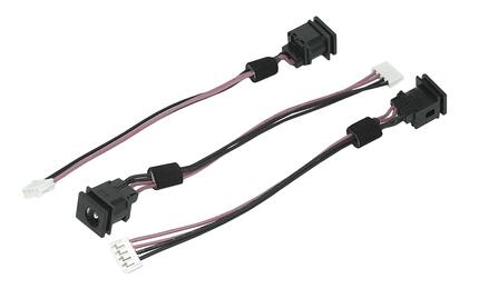 Разъем питания для ноутбука Toshiba Qosmio F10, F15, F20, F25 с кабелем HY-TOO38