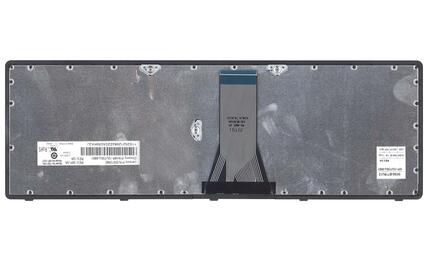 Клавиатура для ноутбука Lenovo IdeaPad Flex 15, G500S, G505, G505A, G505G, G505S, S500, S510, S510p, Z510, Black, (Silver Frame), RU - фото 3