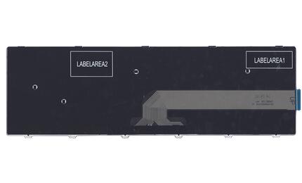 Клавиатура для ноутбука Dell Inspiron (15-5000, 5547, 5521) Black, (Black Frame), RU - фото 3