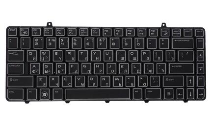 Клавиатура для ноутбука Dell Alienware (M11X-R1) с подсветкой (Light), Black, RU - фото 2