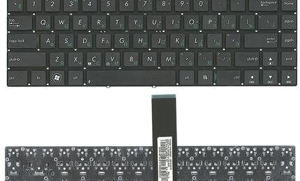 Клавиатура для ноутбука Asus (N46, U46, K45) Black, (No Frame) RU