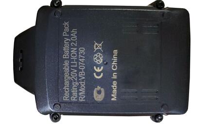 Аккумулятор для шуруповерта Worx WA3511 2.0Ah 20V черный Ni-Cd - фото 2