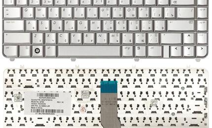 Клавиатура для ноутбука HP Pavilion (DV5-1000) Silver, RU